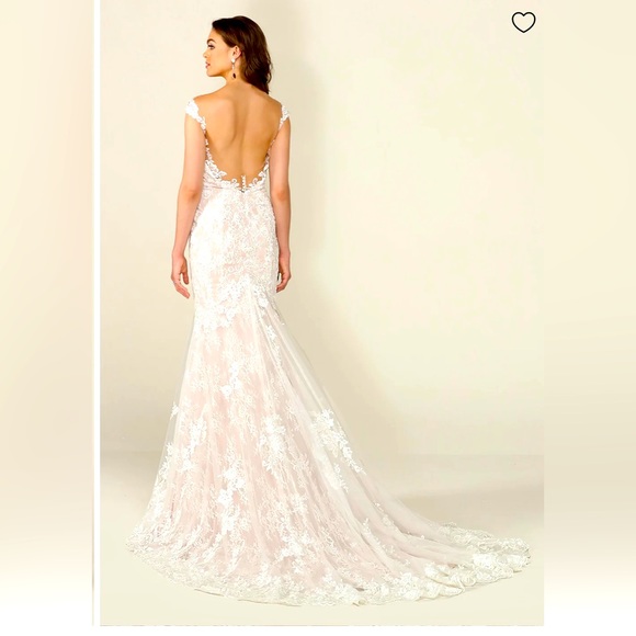 Brand new wedding dress with tags never altered in any way / only tried on . - Picture 2 of 3